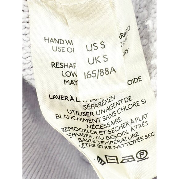 Free People Lavender Textured Pullover Sweater S | Balloon Sleeve Cozy Fit - Picture 6 of 10